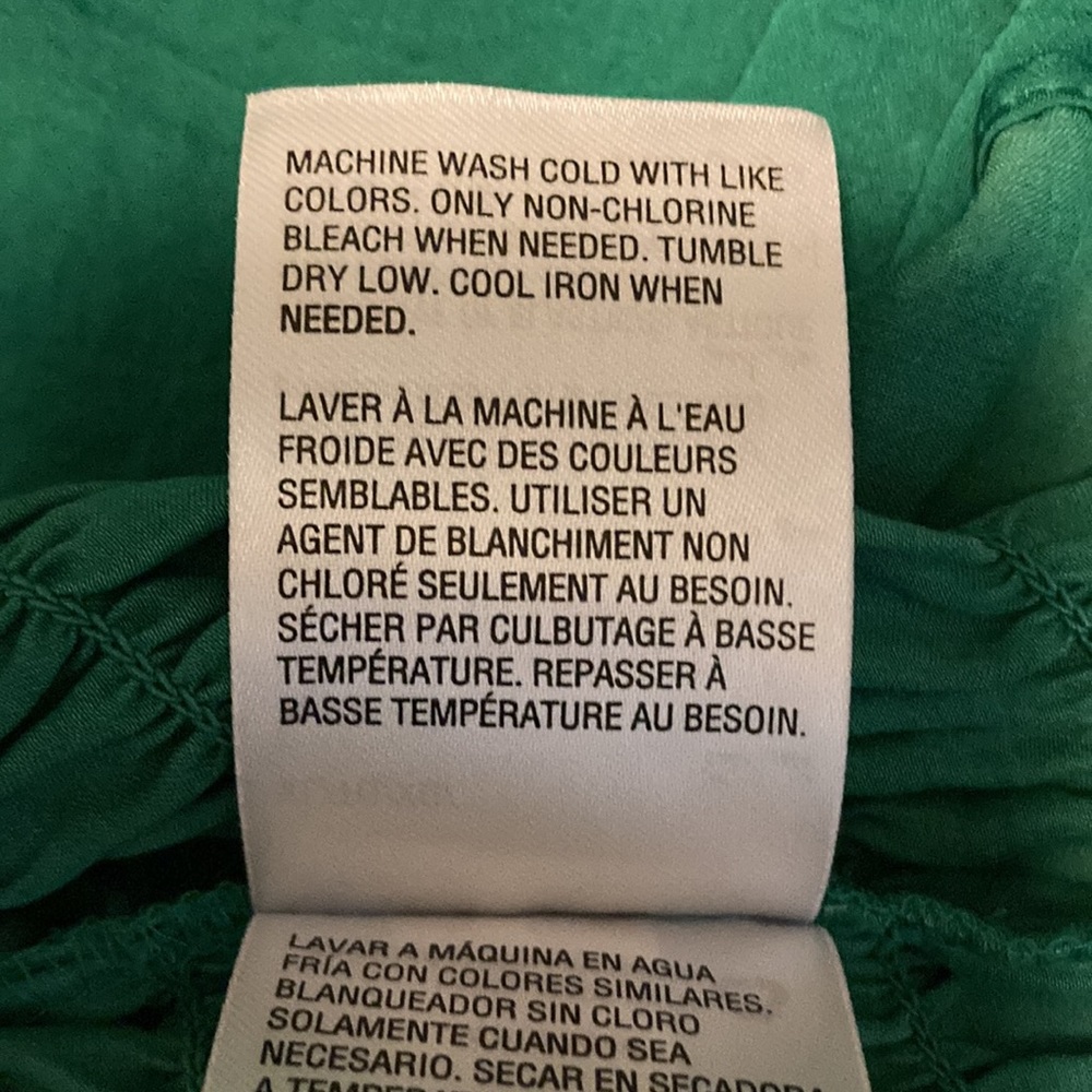 Alfani Women’s Long Sleeve Emerald Green Blouse (Size:XL) - Picture 5 of 6